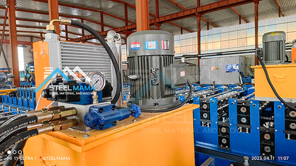 Aluzinc maquina de cubierta máster 1000 con doblado en colombia