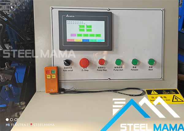 máquina de acero ligero PLC