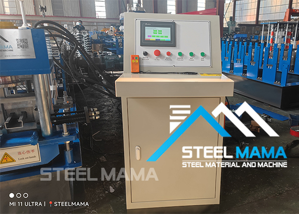 máquina de acero ligero PLC