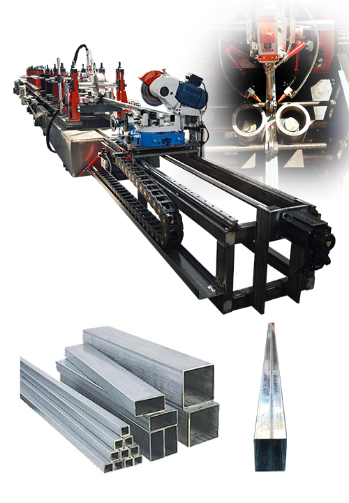 Máquina formadora de tubos láser automática