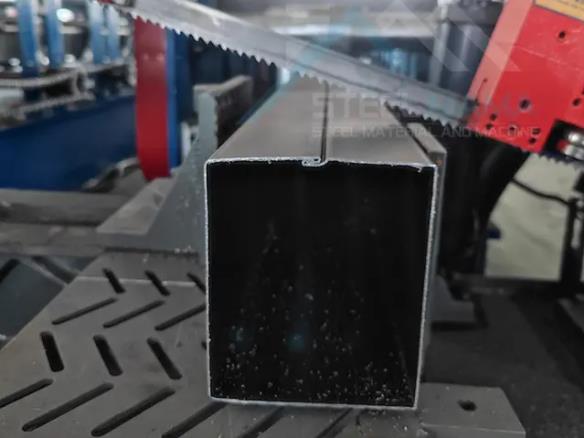 Máquina para fabricar tubos de acero con cerradura cuadrada de gran tamaño