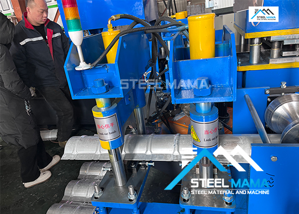 maquina para fabricar caballete de lamina para techo