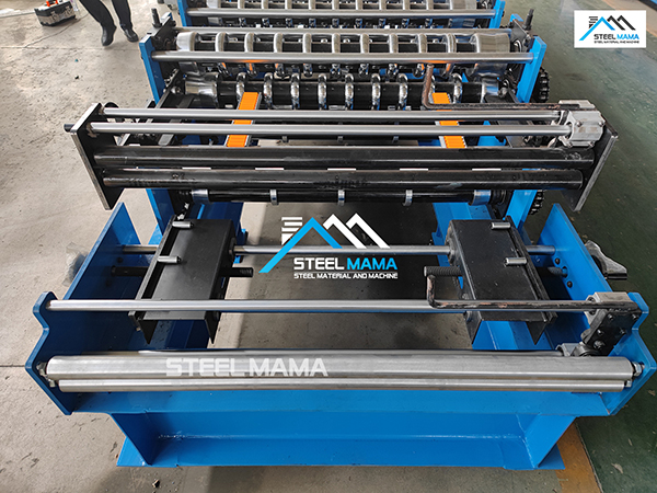 máquina formadora de rollos de techo de tejas de doble capa