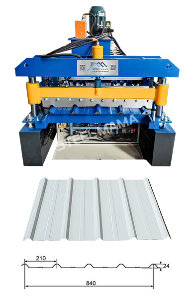 máquina para 840 Calaminas Trapezoidales bolivia